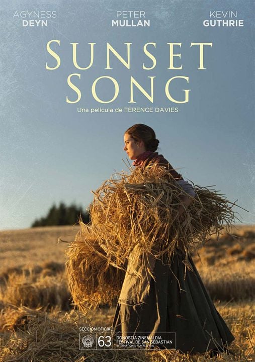 Canción del atardecer : Póster