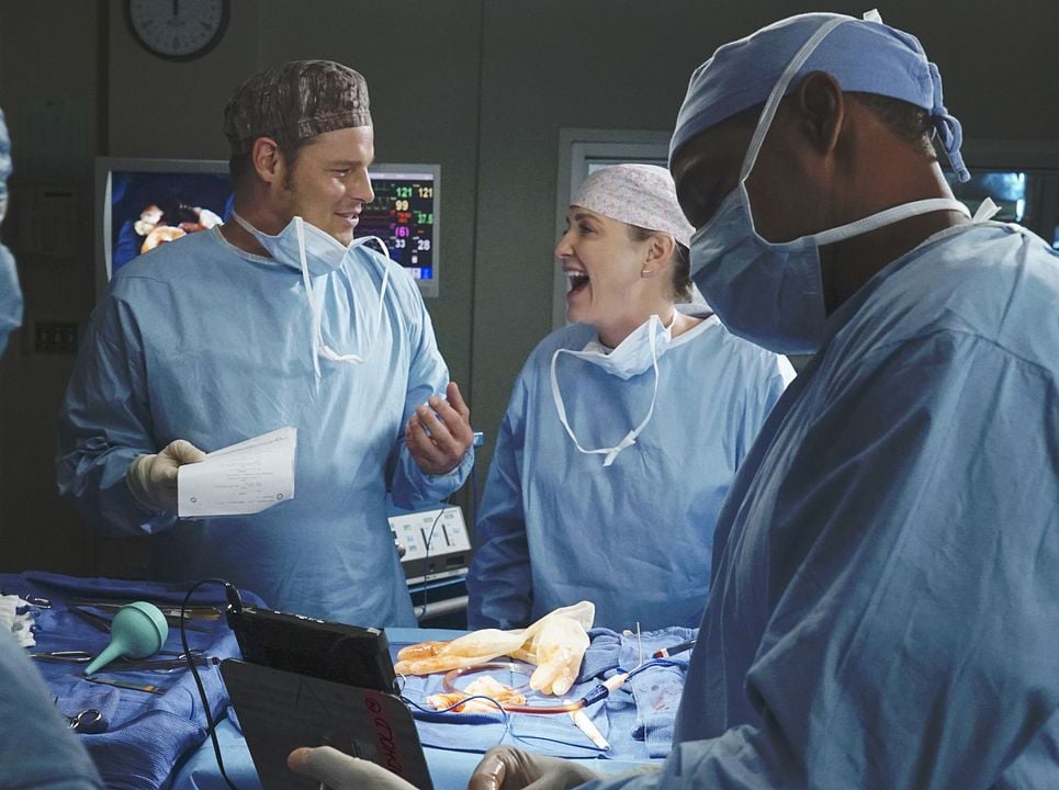 Grey's Anatomy : Foto Justin Chambers (I), Jason George (II), Jason George, Jessica Capshaw