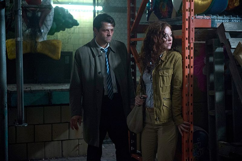 Supernatural : Foto Ruth Connell, Misha Collins
