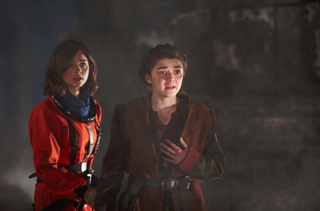 Doctor Who : Foto Jenna Coleman, Maisie Williams