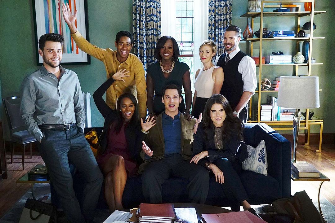 How To Get Away With Murder : Foto Jack Falahee, Matt McGorry, Liza Weil, Charlie Weber, Viola Davis, Karla Souza, Aja Naomi King