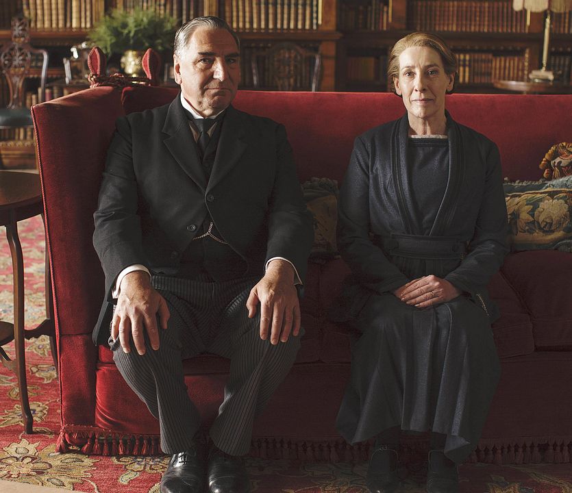 Downton Abbey : Foto Phyllis Logan, Jim Carter