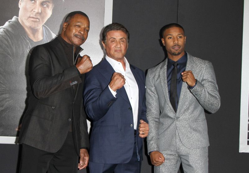 Creed: Corazón de campeón : Cobertura de revista Michael B. Jordan, Carl Weathers, Sylvester Stallone