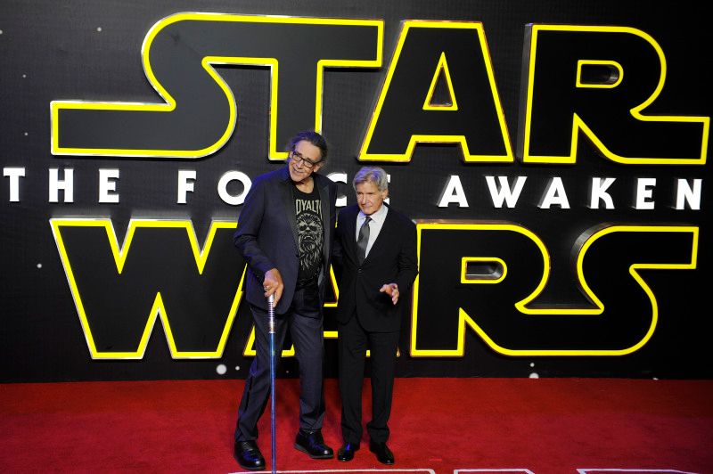 Star Wars: El despertar de la Fuerza : Cobertura de revista Peter Mayhew, Harrison Ford
