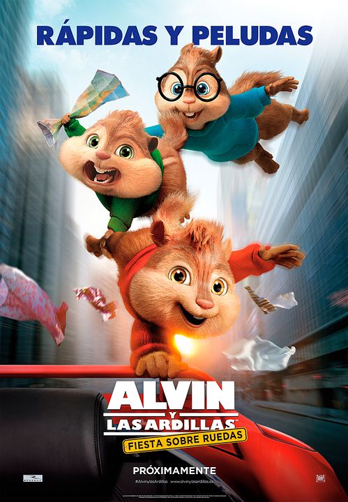 Alvin y las ardillas: Aventura sobre ruedas : Póster