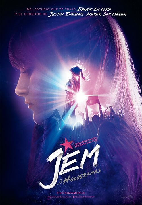 Jem y los hologramas : Póster