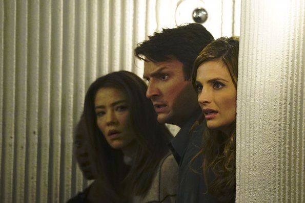 Castle : Foto Stana Katic, Vedette Lim, Nathan Fillion