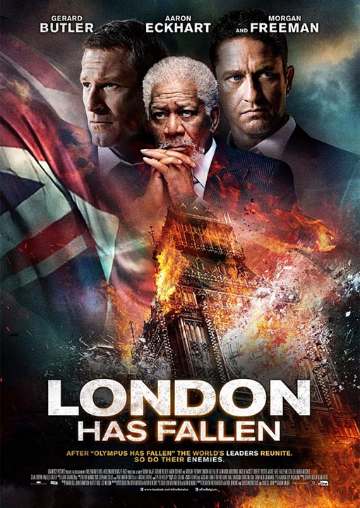 Londres bajo fuego : Póster