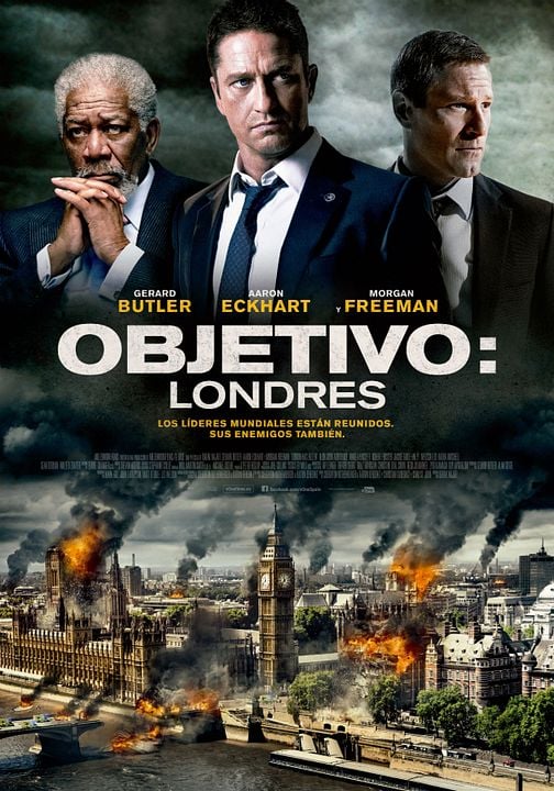 Londres bajo fuego : Póster
