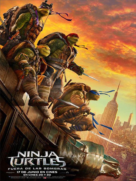 Tortugas Ninja 2: Fuera de las sombras : Póster