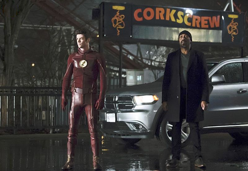 Flash : Foto Jesse L. Martin, Grant Gustin