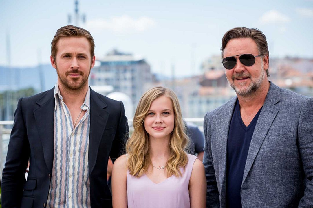 Dos tipos peligrosos : Cobertura de revista Ryan Gosling, Russell Crowe, Angourie Rice
