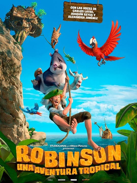 Robinson, una aventura tropical : Póster