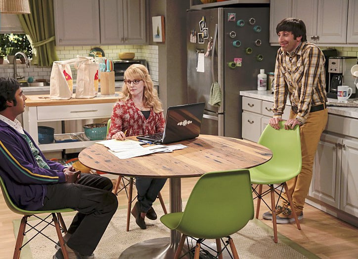 The Big Bang Theory : Foto Melissa Rauch, Kunal Nayyar, Simon Helberg