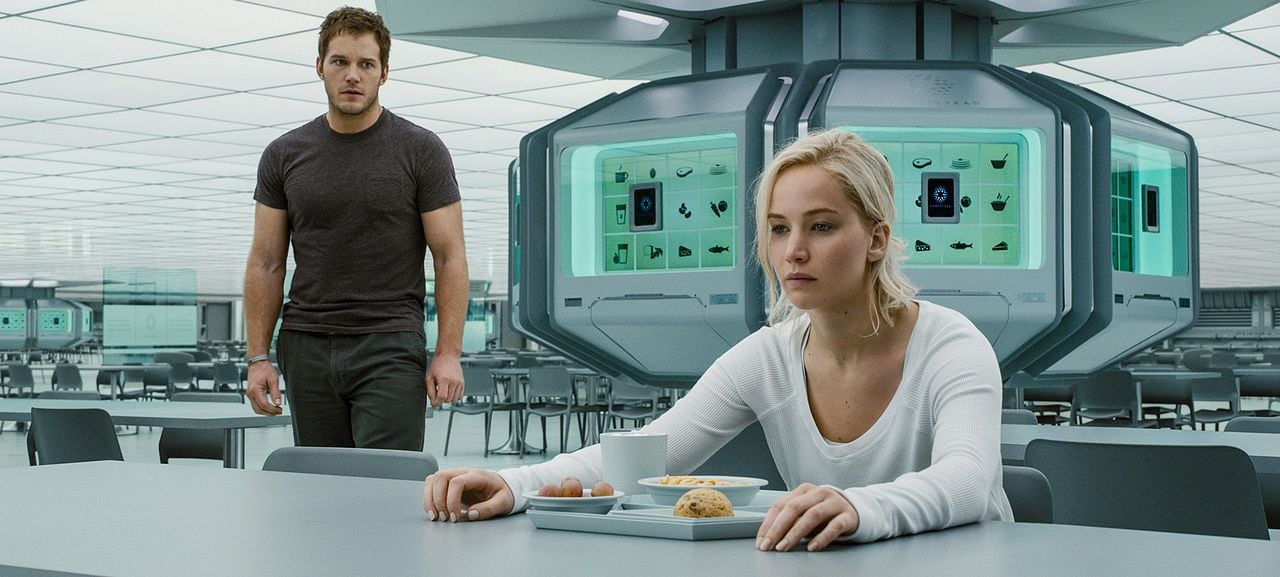 Pasajeros : Foto Jennifer Lawrence, Chris Pratt