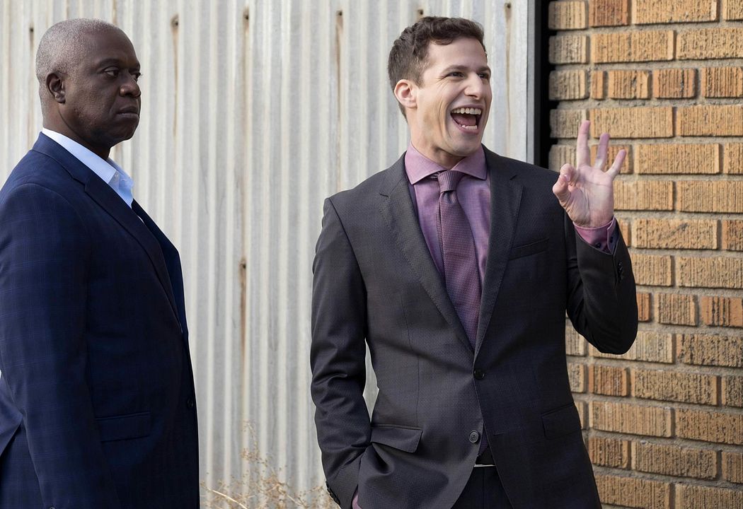 Brooklyn, Precinto 99 : Póster Andy Samberg, Andre Braugher