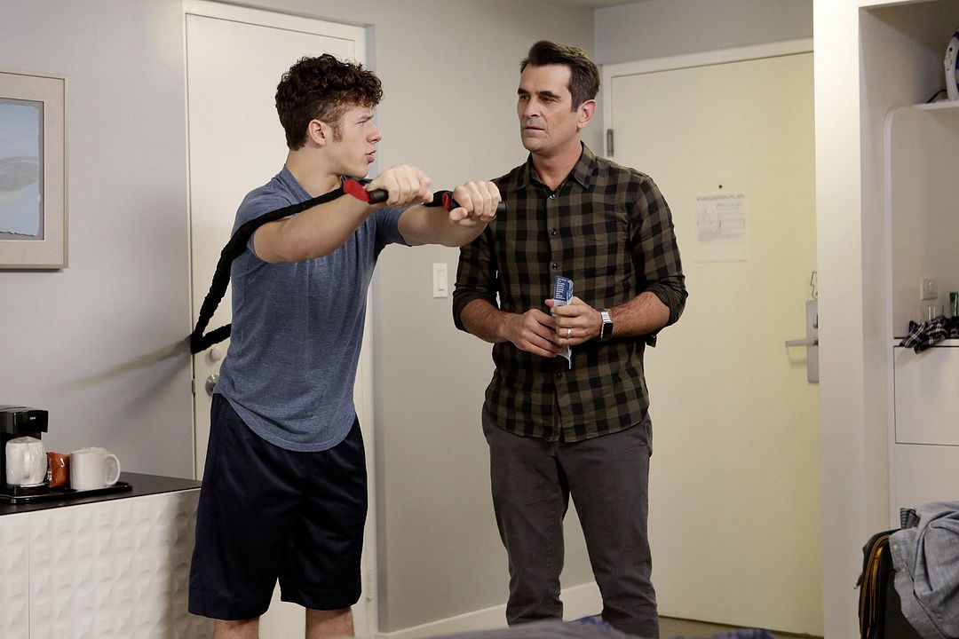 Modern Family : Foto Nolan Gould, Ty Burrell