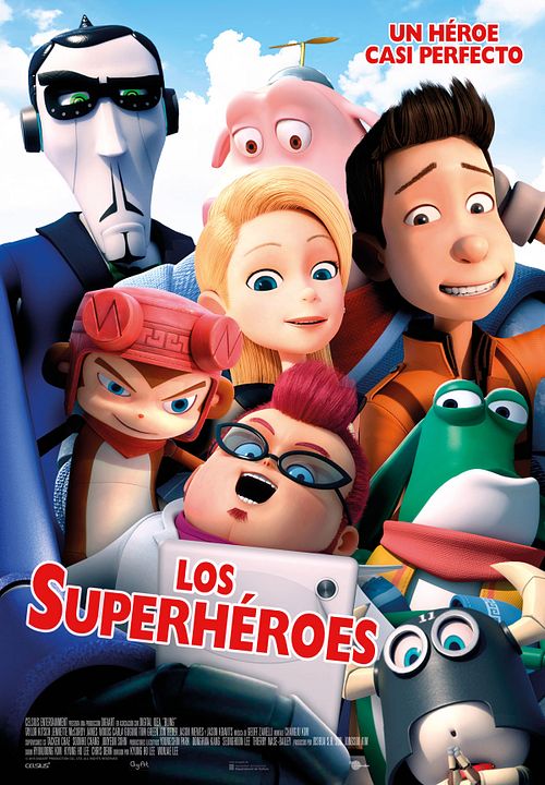 Los superhéroes : Póster
