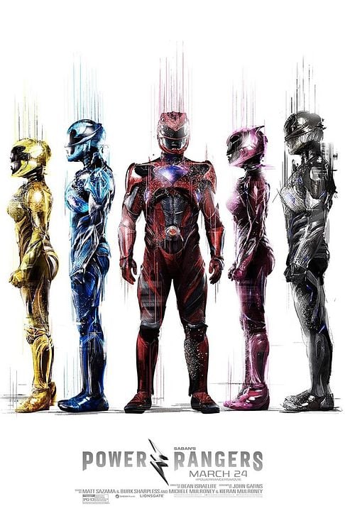Power Rangers : Póster