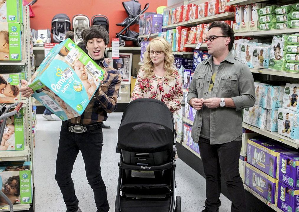 The Big Bang Theory : Foto Melissa Rauch, Simon Helberg, Johnny Galecki