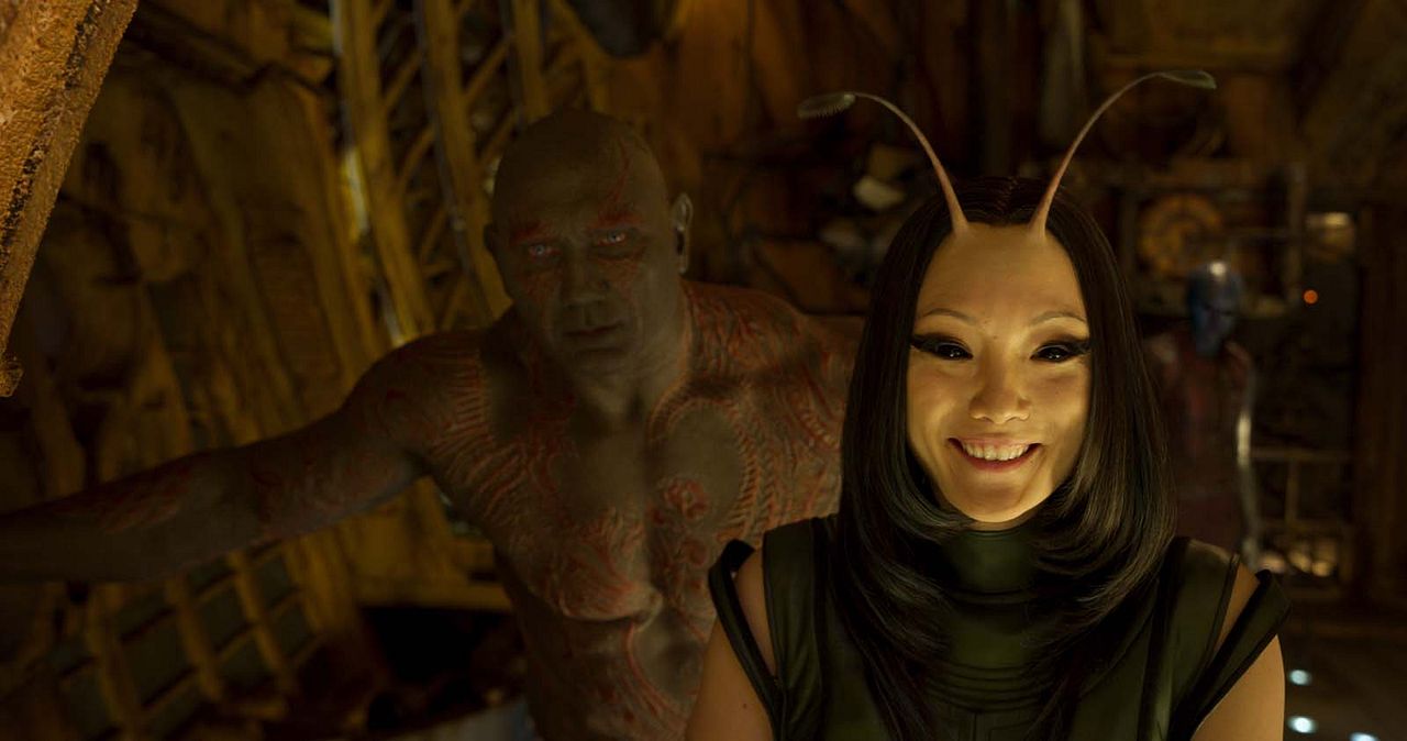 Guardianes de la Galaxia Vol. 2 : Foto Dave Bautista, Pom Klementieff