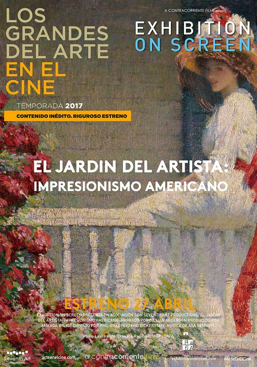 El jardín del artista: Impresionismo americano : Póster
