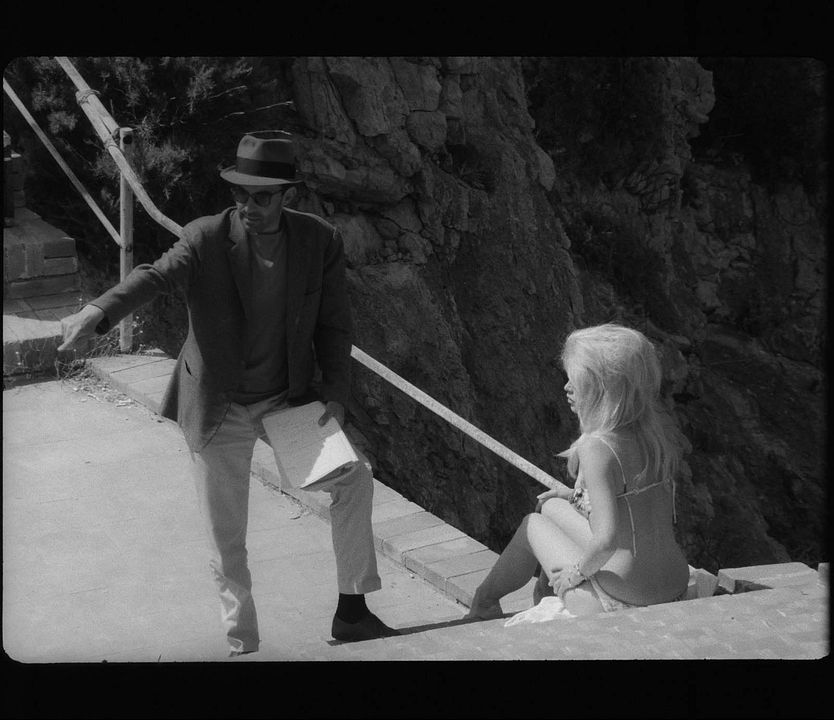 Foto Jean-Luc Godard, Brigitte Bardot