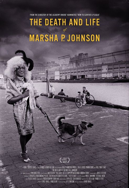 La vida y la muerte de Marsha P. Johnson : Póster