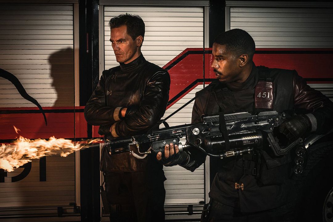 Fahrenheit 451 : Foto Michael B. Jordan, Michael Shannon