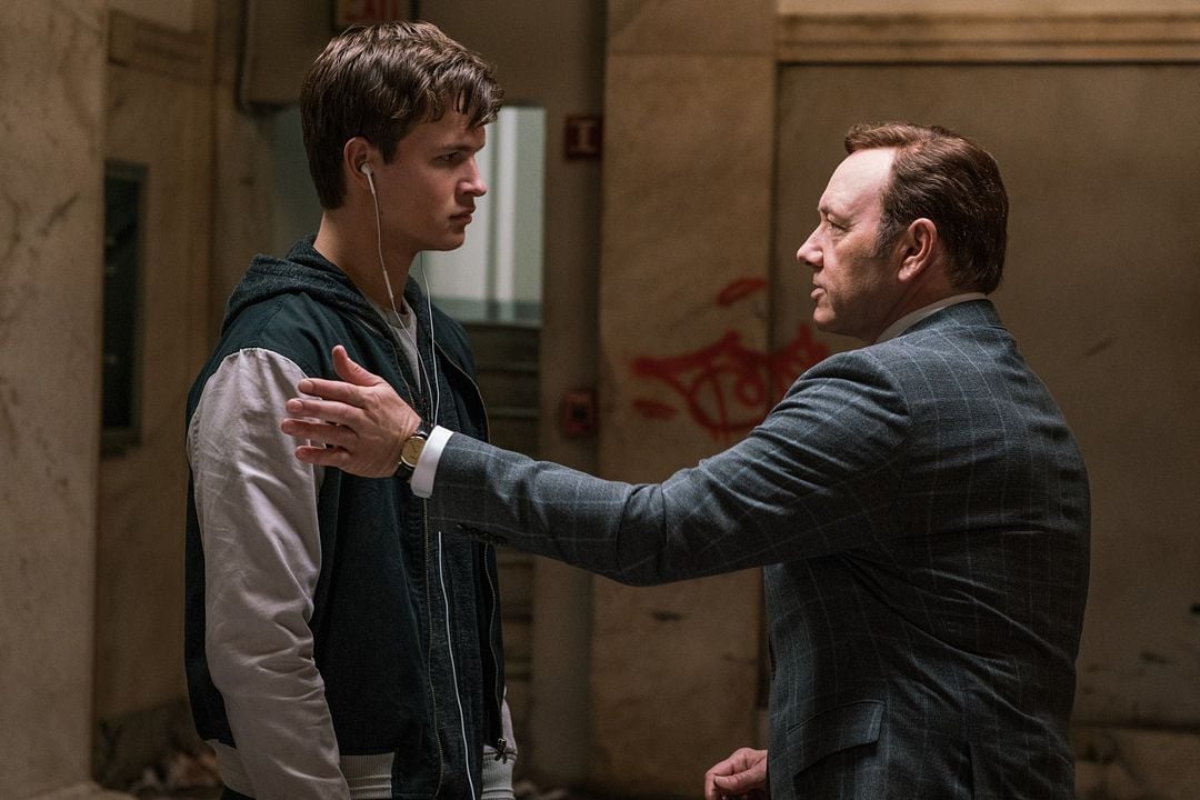 Baby Driver: el aprendiz del crimen : Foto Kevin Spacey, Ansel Elgort