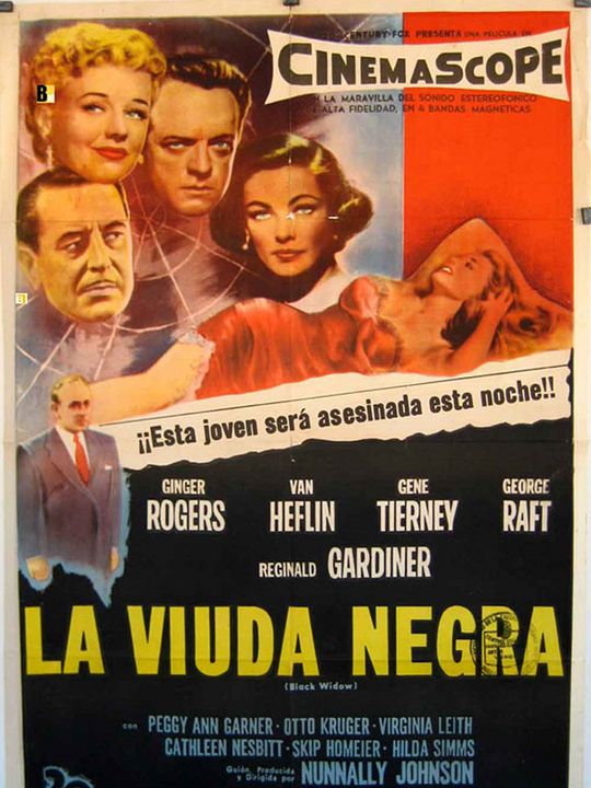 La viuda negra : Póster