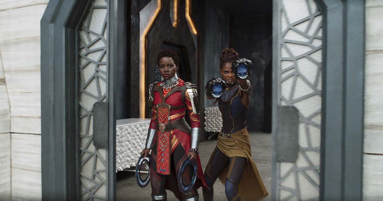 Pantera Negra : Foto Letitia Wright, Lupita Nyong'o