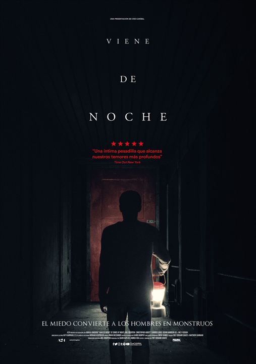 Viene de noche : Póster