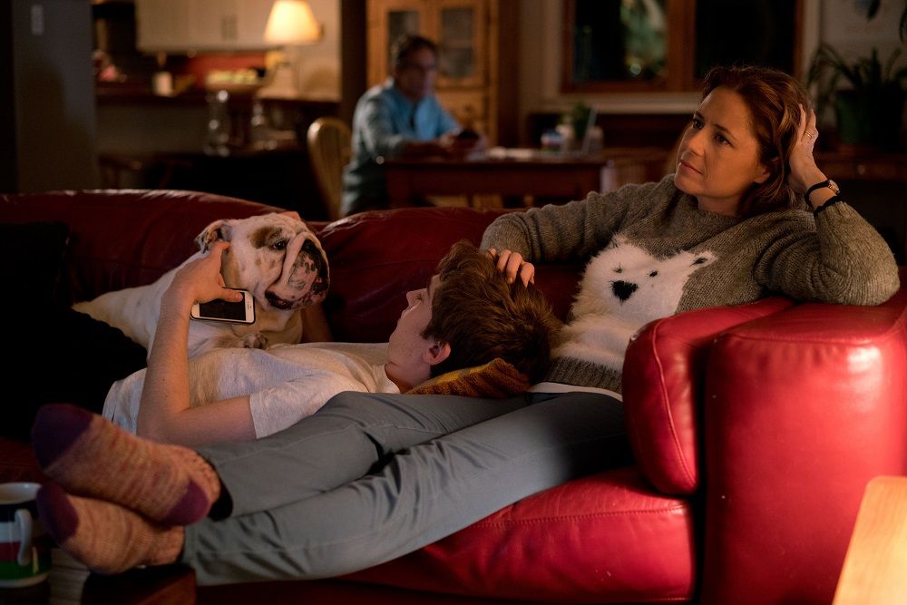 Los pasos de papá : Foto Austin Abrams, Jenna Fischer