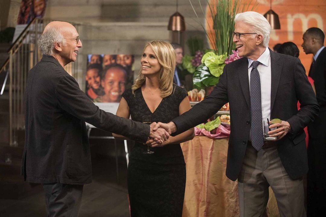 Curb your Enthusiasm : Foto Ted Danson, Larry David, Cheryl Hines