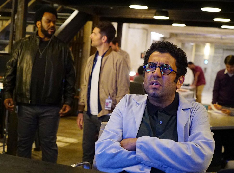 Foto Adeel Akhtar, Craig Robinson, Adam Scott