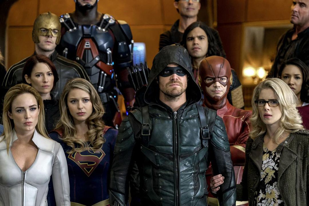 DC's Legends of Tomorrow : Foto Caity Lotz, Grant Gustin, Melissa Benoist, Carlos Valdes, Chyler Leigh, Dominic Purcell, Russell Tovey, Stephen Amell, Candice Patton