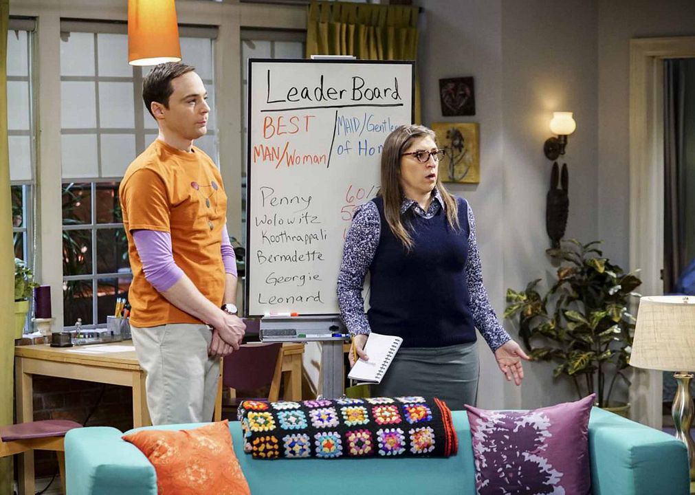 The Big Bang Theory : Póster Mayim Bialik, Jim Parsons