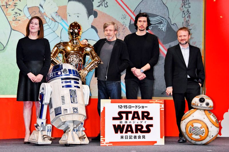 Star Wars: Los últimos jedi : Cobertura de revista Adam Driver, Mark Hamill, Rian Johnson
