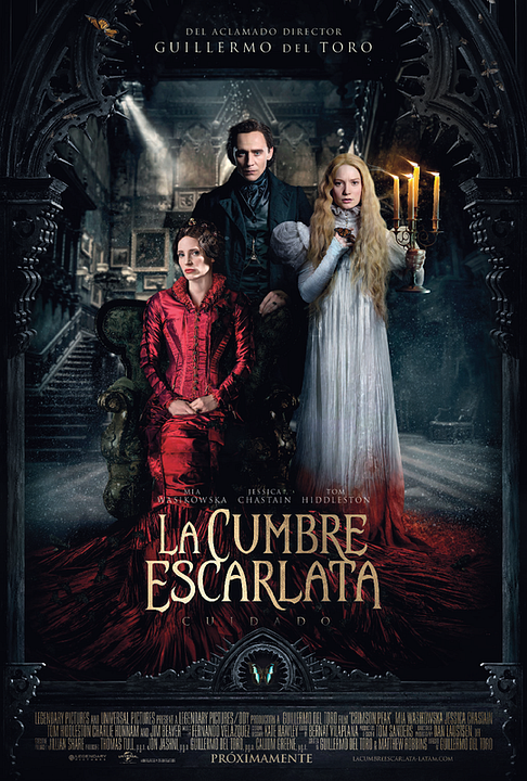 La cumbre escarlata : Póster