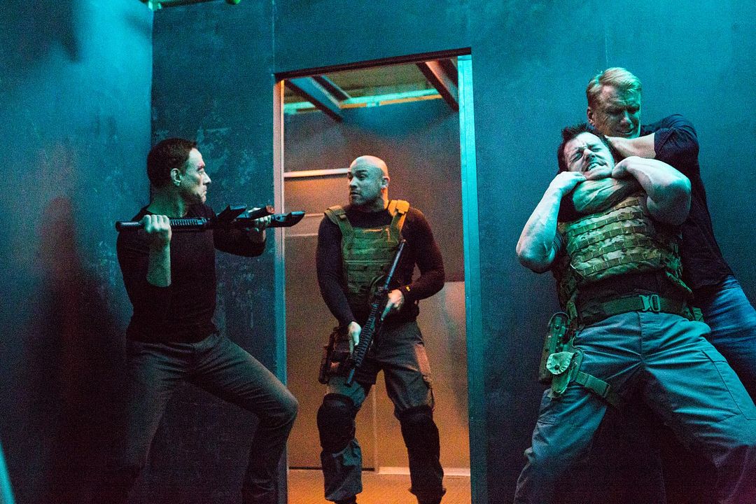 Foto Jean-Claude Van Damme, Dolph Lundgren