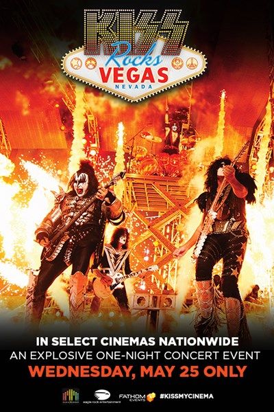 Kiss Rocks Vegas : Póster