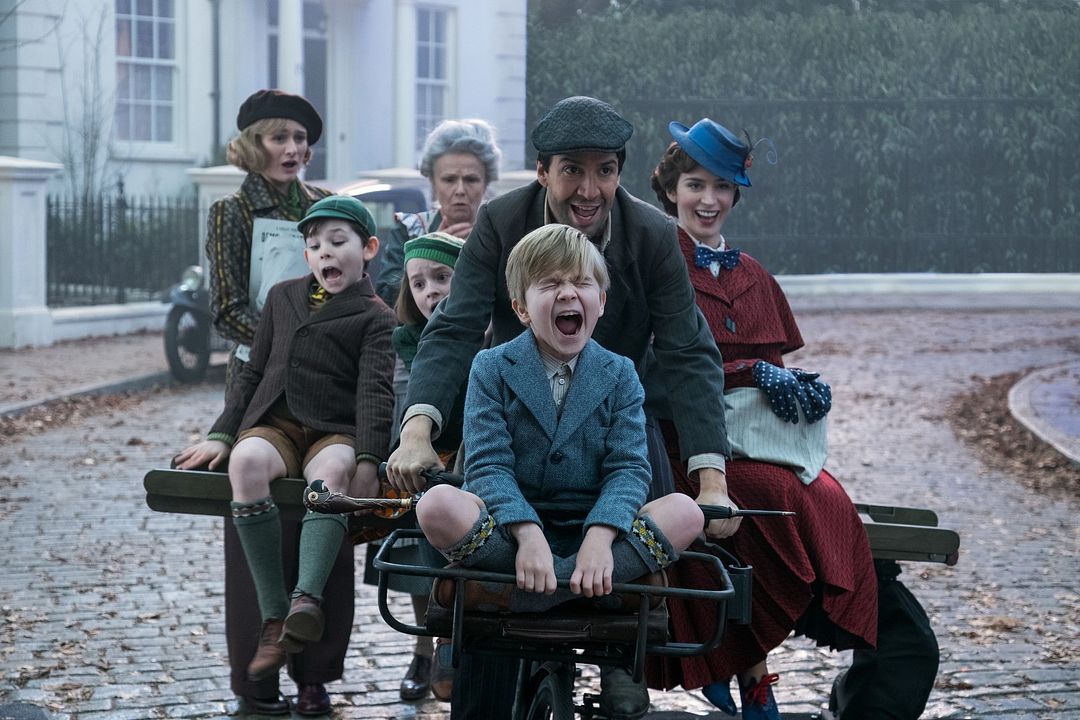El regreso de Mary Poppins : Foto Emily Mortimer, Julie Walters, Emily Blunt, Lin-Manuel Miranda, Pixie Davies