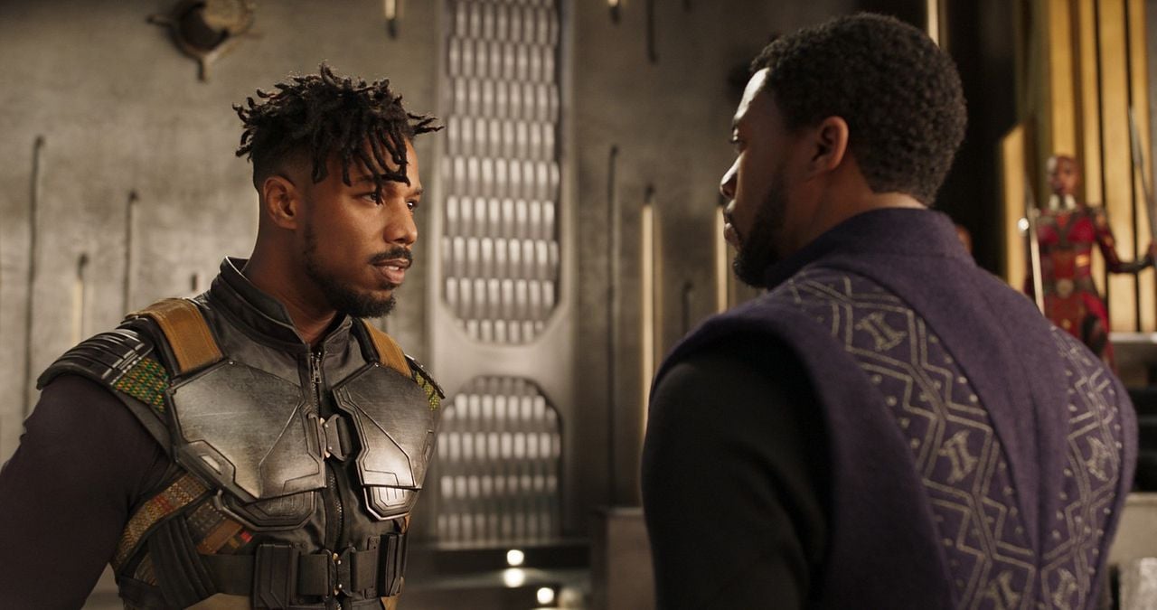 Pantera Negra : Foto Michael B. Jordan, Chadwick Boseman