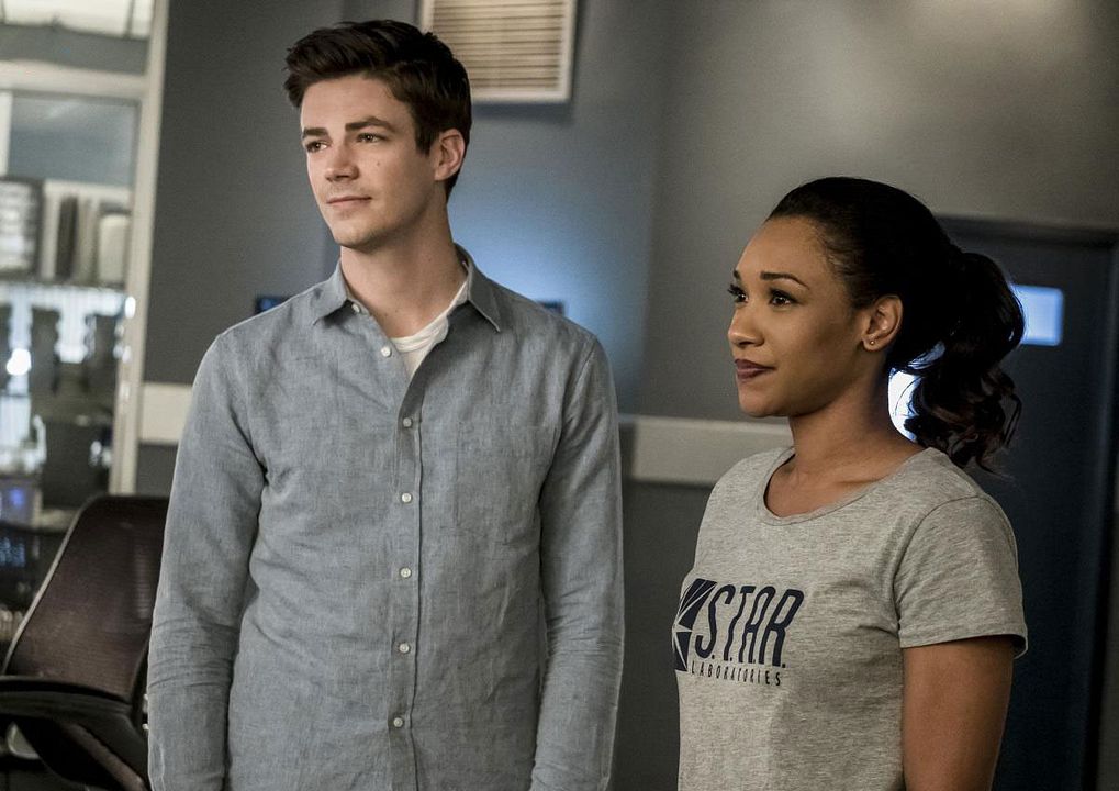 Flash : Foto Grant Gustin, Candice Patton