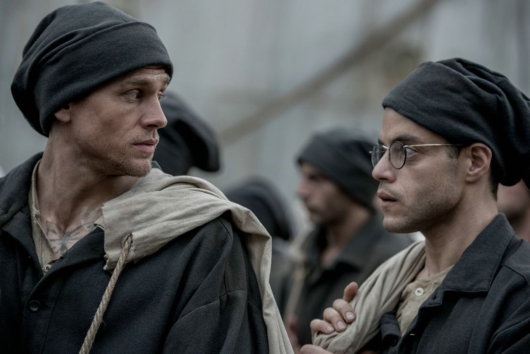 Papillon : Foto Rami Malek, Charlie Hunnam