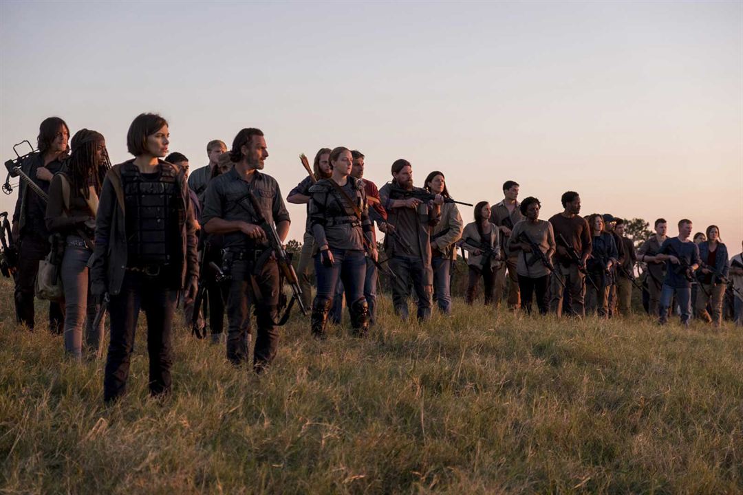 The Walking Dead : Póster Lauren Cohan, Danai Gurira, Norman Reedus, Andrew Lincoln