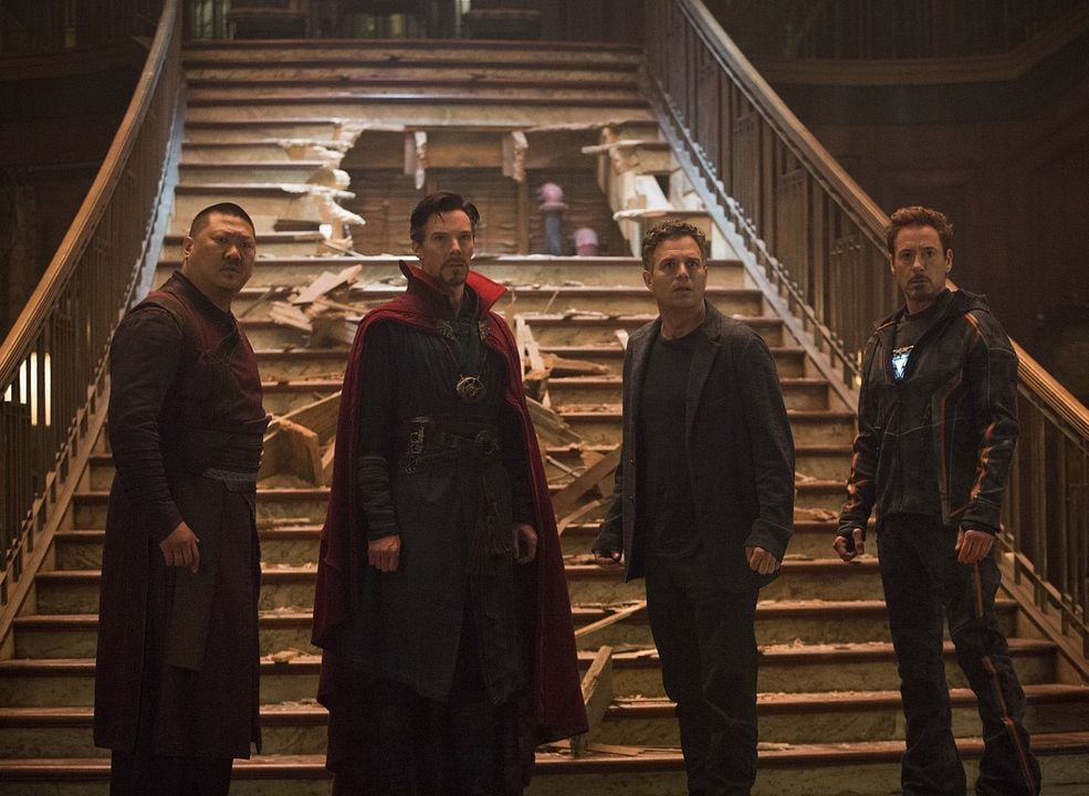 Avengers: Infinity War : Foto Mark Ruffalo, Robert Downey Jr., Benedict Cumberbatch, Benedict Wong