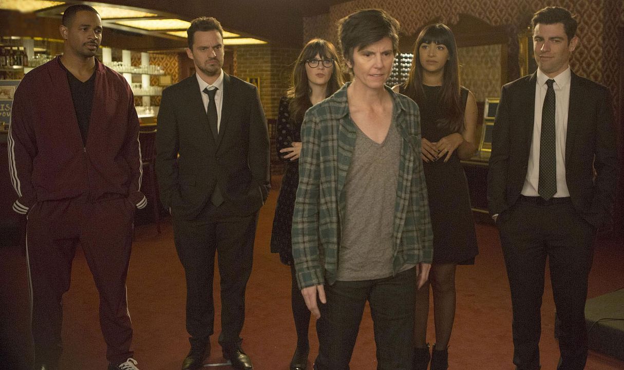 New Girl : Foto Jake Johnson, Tig Notaro, Zooey Deschanel, Lamorne Morris
