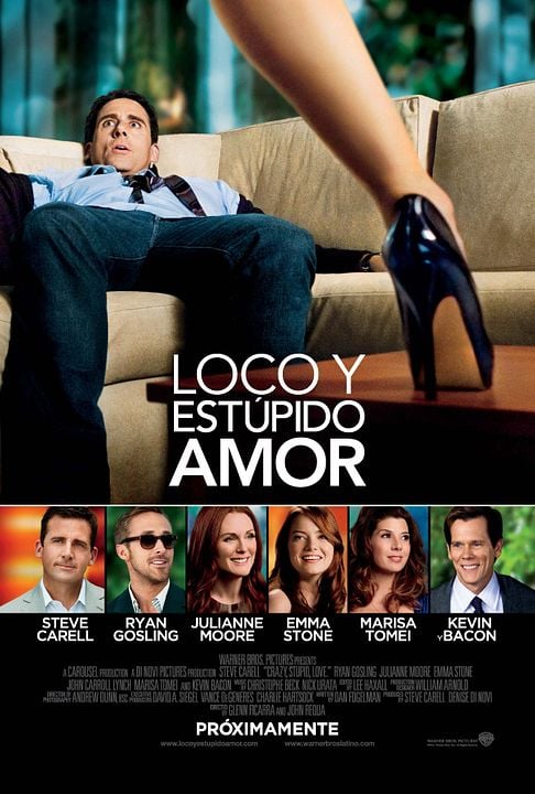 Loco y estúpido amor : Póster